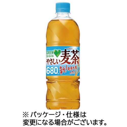 サントリー GREEN DA・KA・RA やさしい麦茶 680ml ペットボトル 24本/箱 ※軽（ご注文単位1箱）【直送品】