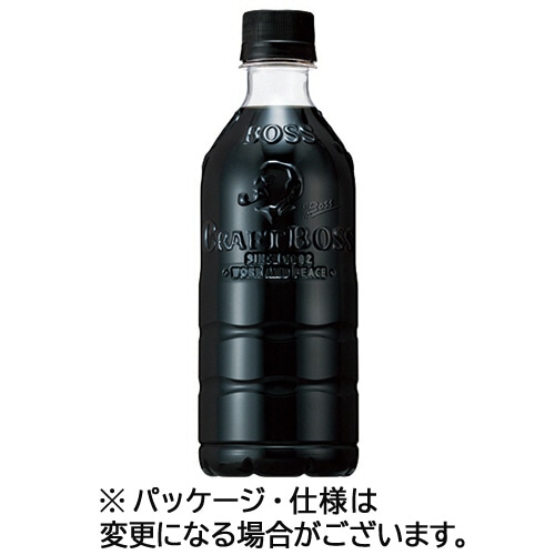 サントリー クラフトボス ブラック ラベルレス 500ml ペットボトル 24本/箱 ※軽(ご注文単位1箱)【直送品】