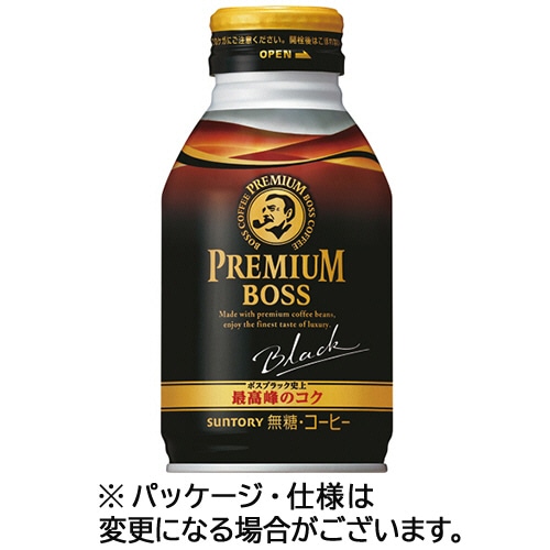 サントリー プレミアムボス ブラック 285g ボトル缶 24本/箱 ※軽（ご注文単位1箱）【直送品】