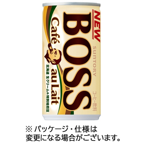 サントリー ボス カフェオレ 185g 缶 30本/箱 ※軽（ご注文単位1箱）【直送品】