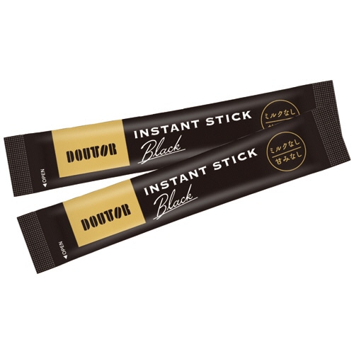 ドトールコーヒー インスタントスティックブラック 100本/箱 ※軽(ご注文単位1箱)【直送品】