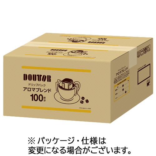 ドトールコーヒー ドリップパック アロマブレンド 100袋/箱 ※軽（ご注文単位1箱）【直送品】