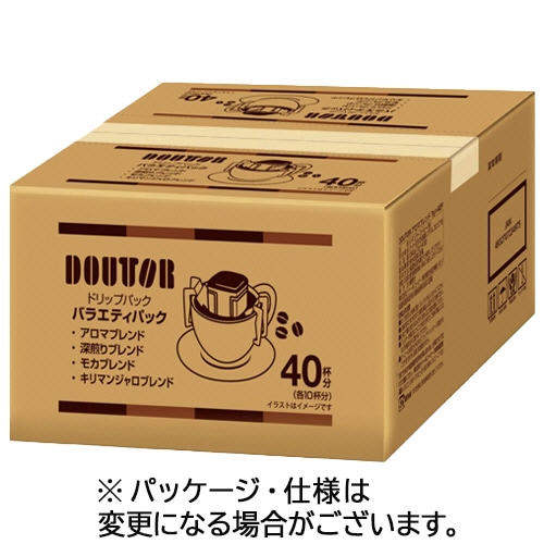 ドトールコーヒー ドリップパック 香り楽しむバラエティパック 7g 80袋/箱 ※軽（ご注文単位1箱）【直送品】