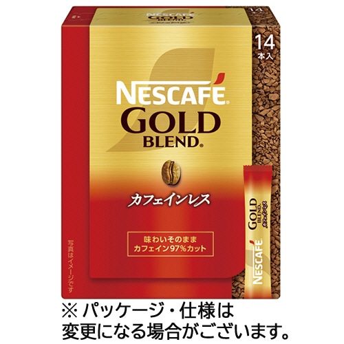 ネスレ ネスカフェ ゴールドブレンド カフェインレス スティック 14本/箱 ※軽(ご注文単位1箱)【直送品】