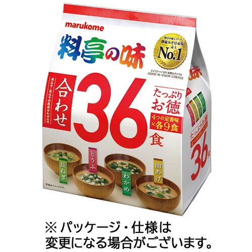 マルコメ たっぷりお徳 料亭の味 108食/箱 ※軽（ご注文単位1箱）【直送品】