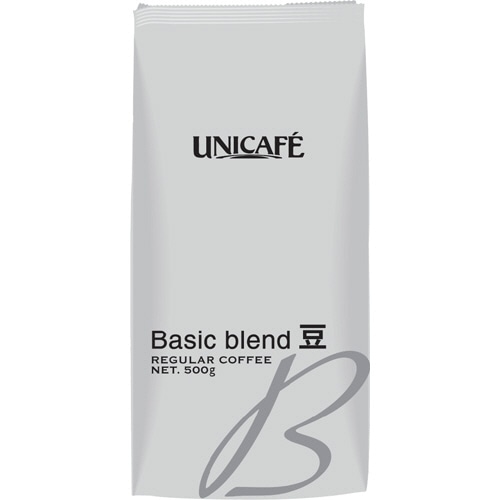 ユニカフェ ホールビーンズ ベーシックブレンド 500g(豆) 1袋 ※軽(ご注文単位1袋)【直送品】