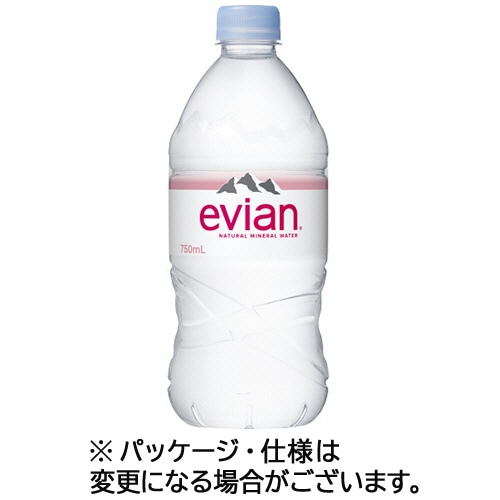 伊藤園 エビアン 750ml ペットボトル 12本/箱 ※軽(ご注文単位1箱)【直送品】
