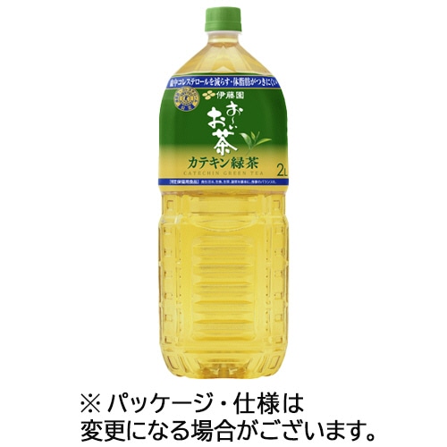 伊藤園 おーいお茶 カテキン緑茶 2L ペットボトル 12本/箱 ※軽（ご注文単位1箱）【直送品】