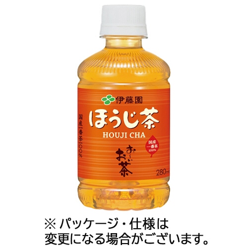 伊藤園 おーいお茶 ほうじ茶 280ml ペットボトル 24本/箱 ※軽（ご注文単位1箱）【直送品】