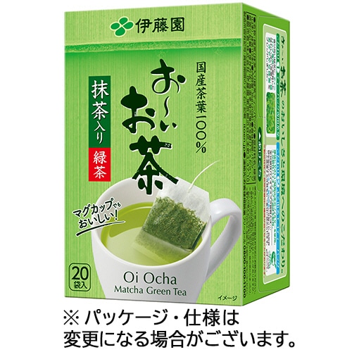 伊藤園 おーいお茶 抹茶入り緑茶 エコティーバッグ 20袋/箱 ※軽（ご注文単位1箱）【直送品】