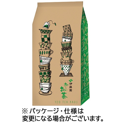 伊藤園 おーいお茶 抹茶入り緑茶ティーバッグ(エコ&ハッピー) 120個/袋 ※軽（ご注文単位1袋）【直送品】