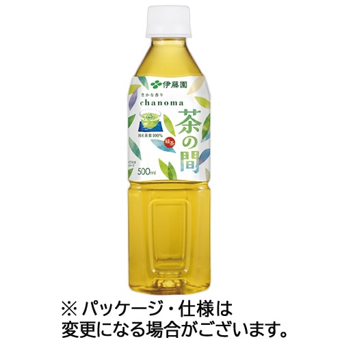 伊藤園 茶の間 500ml ペットボトル 24本/箱 ※軽(ご注文単位1箱)【直送品】