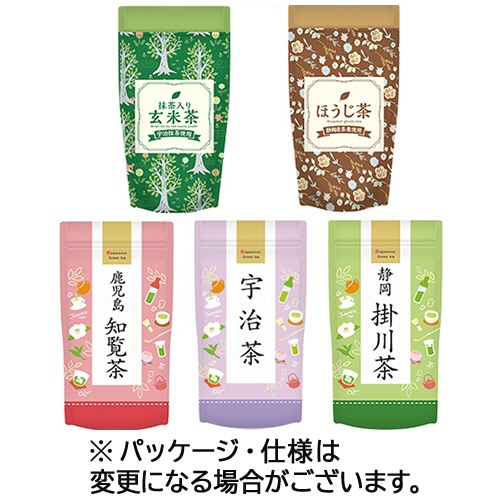 丸山製茶 リーフ5種アソートパック 100g 5袋/箱 ※軽（ご注文単位1箱）【直送品】