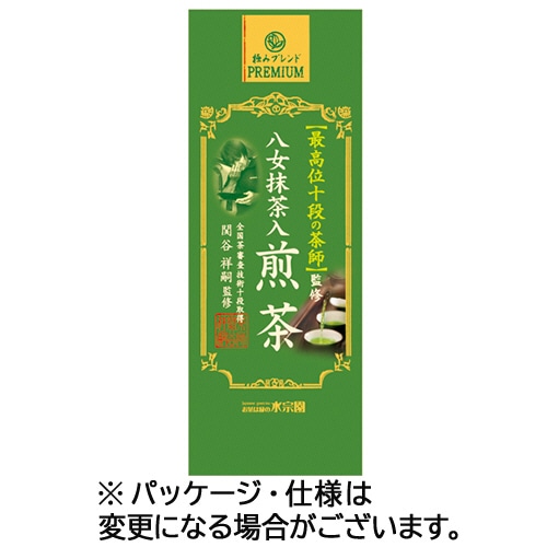 水宗園本舗 茶師が監修する八女抹茶入煎茶 100g 1袋 ※軽（ご注文単位1袋）【直送品】