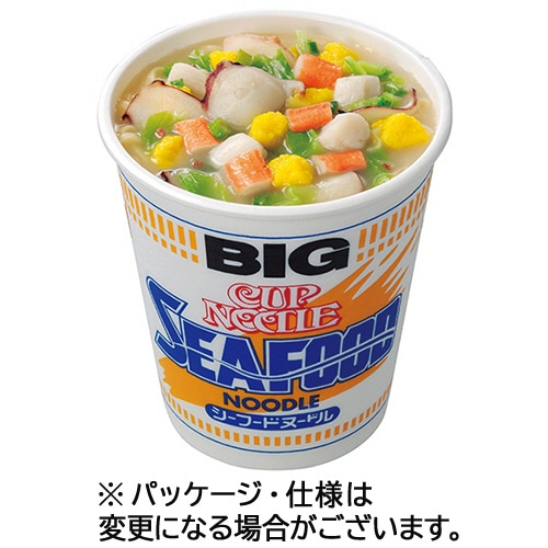 日清食品 カップヌードル シーフードヌードル ビッグ 104g 12食/箱 ※軽（ご注文単位1箱）【直送品】