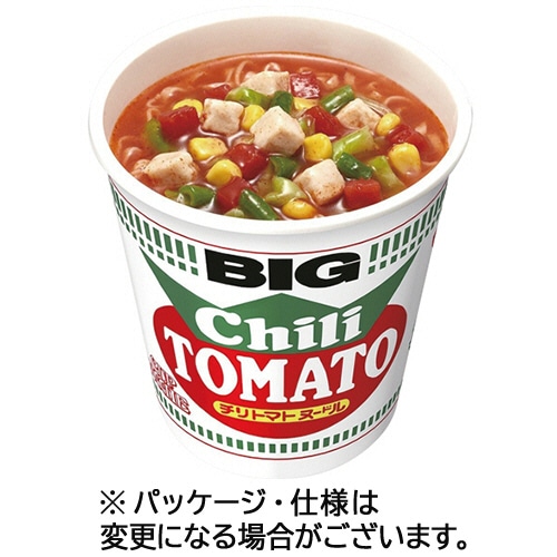 日清食品 カップヌードル チリトマトヌードル ビッグ 107g 12食/箱 ※軽（ご注文単位1箱）【直送品】