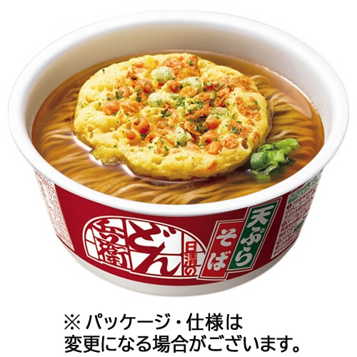日清食品 日清のどん兵衛 天ぷらそば［東］ 100g 12食/箱 ※軽（ご注文単位1箱）【直送品】