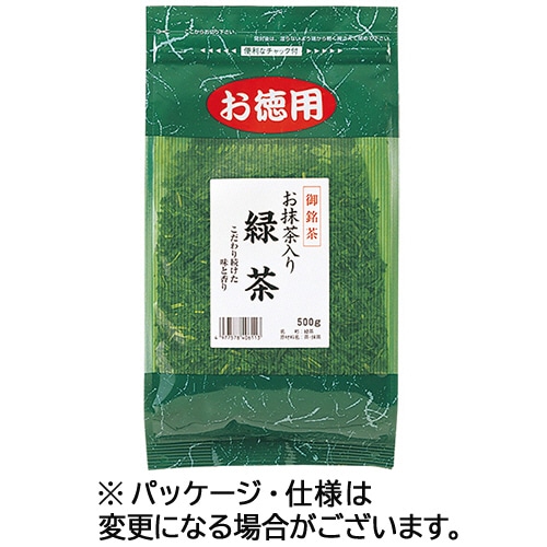 菱和園 お抹茶入り緑茶 500g 1袋 ※軽（ご注文単位1袋）【直送品】
