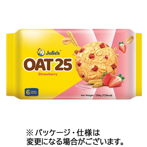 富永貿易 ジュリーズ オーツ25 ストロベリー 6個/袋 ※軽（ご注文単位1袋）【直送品】