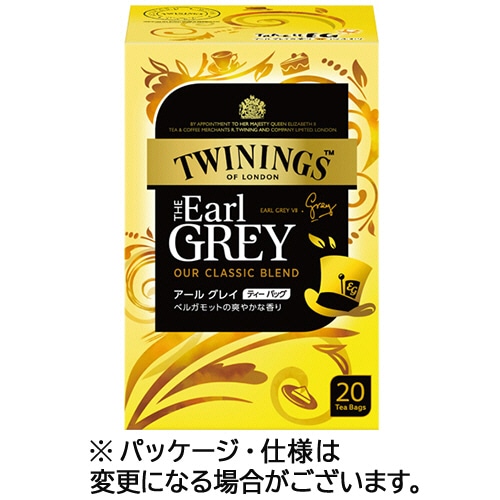 片岡物産 トワイニング アールグレイ ティーバッグ 20袋/箱 ※軽(ご注文単位1箱)【直送品】