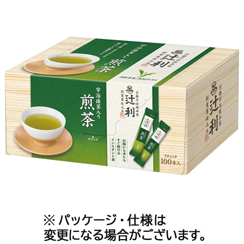 片岡物産 辻利 インスタント宇治抹茶入り煎茶 200本/箱 ※軽（ご注文単位1箱）【直送品】