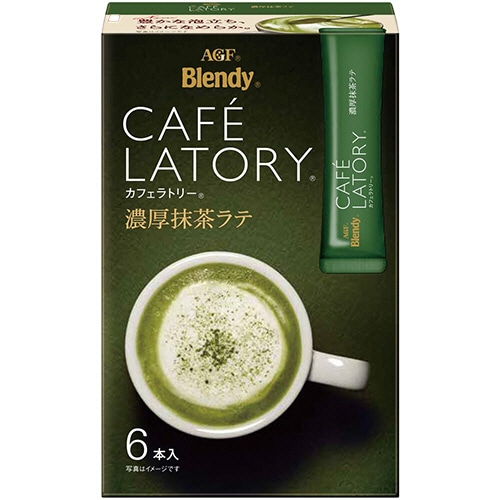 味の素AGF ブレンディ カフェラトリー スティック 濃厚抹茶ラテ 6本/箱 ※軽(ご注文単位1箱)【直送品】
