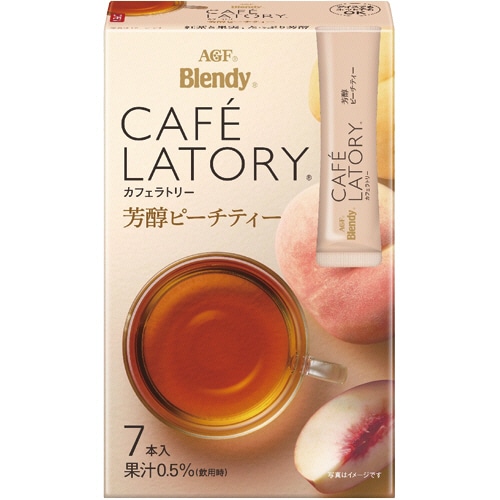 味の素AGF ブレンディ カフェラトリー スティック 芳醇ピーチティー 7本/箱 ※軽(ご注文単位1箱)【直送品】