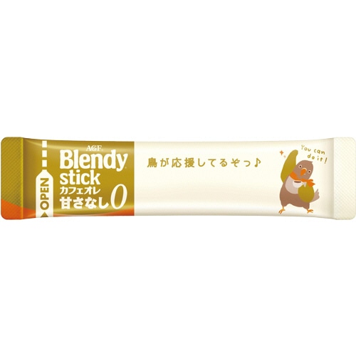 味の素AGF ブレンディ スティック カフェオレ 甘さなし 100本/箱 ※軽(ご注文単位1箱)【直送品】