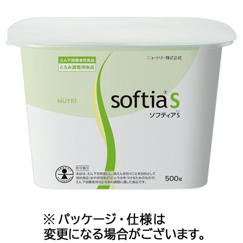 ニュートリー ソフティアS とろみ調整用食品 詰替用 500g 1個 ※軽(ご注文単位1個)【直送品】
