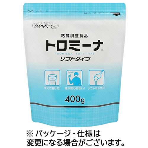 ウエルハーモニー トロミーナ ソフトタイプ 400g 10個/袋 ※軽（ご注文単位1袋）【直送品】