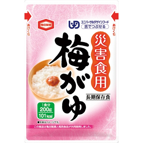 亀田製菓 災害食用梅がゆ 200g 40食/袋 ※軽(ご注文単位1袋)【直送品】