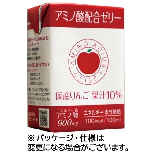 レオックフーズ アミノ酸配合ゼリー 100ml 紙パック 18本/箱 ※軽(ご注文単位1箱)【直送品】