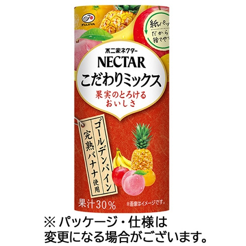 不二家 ネクターこだわりミックス 195g カートカン 24本/箱 ※軽(ご注文単位1箱)【直送品】
