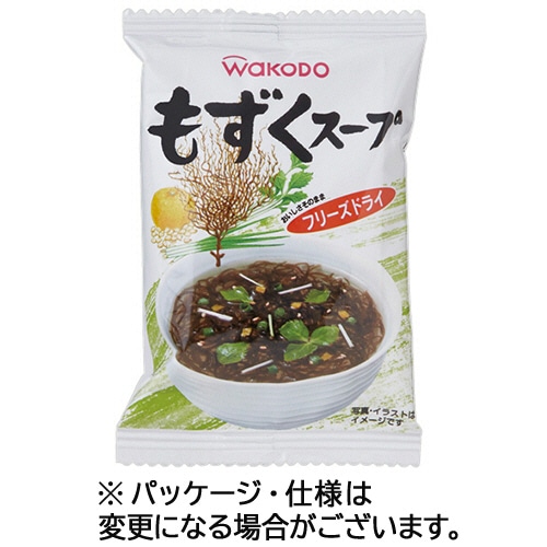 アサヒグループ食品 WAKODO もずくスープ 3.6g 20食/箱 ※軽（ご注文単位1箱）【直送品】