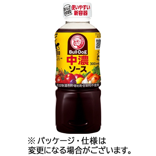 ブルドックソース 中濃ソース 300ml 1本(ご注文単位1本)【直送品】