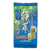 菱和園　水でつくれる緑茶　ティーバッグ　1袋（50バッグ）（ご注文単位1袋）【直送品】