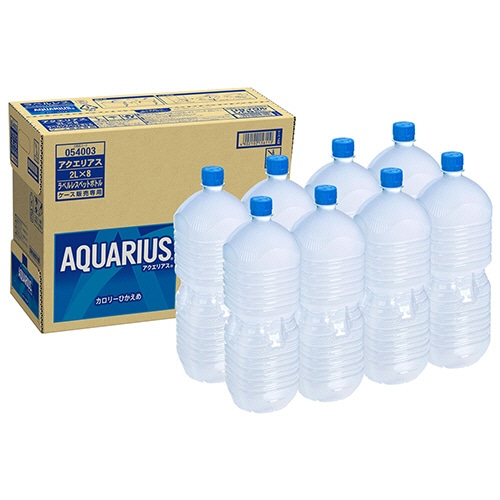 コカ・コーラ アクエリアス ラベルレス 2L ペットボトル 1ケース(8本)(ご注文単位1ケース)【直送品】