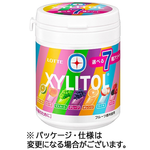 ロッテ キシリトールガム 7種アソートボトル 133g 1個(ご注文単位1個)【直送品】