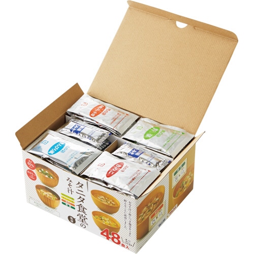 マルコメ タニタ食堂監修の減塩みそ汁 アソートタイプ 1パック(48食)(ご注文単位1パック)【直送品】