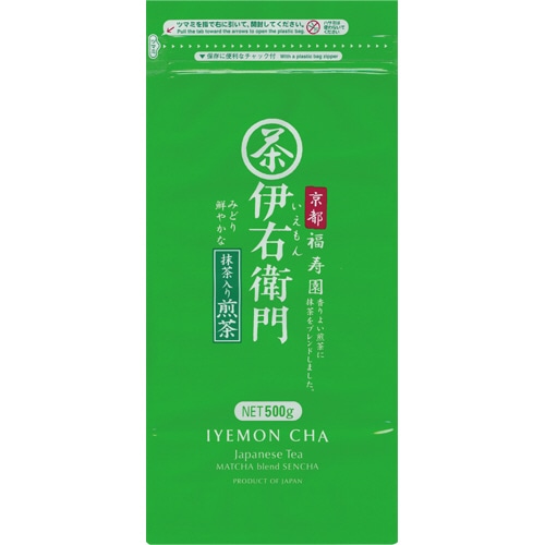 宇治の露製茶　伊右衛門　徳用抹茶入り煎茶　500g　1袋（ご注文単位1袋）【直送品】