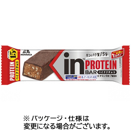 森永製菓　inバープロテイン　ベイクドチョコ　1本（ご注文単位1本）【直送品】