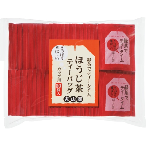 丸山園 緑茶でティータイム ほうじ茶ティーバッグ 1袋(50バッグ)(ご注文単位1袋)【直送品】