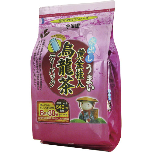 宇治園 黄金桂入 烏龍茶ティーバッグ 1パック(30バッグ)(ご注文単位1パック)【直送品】