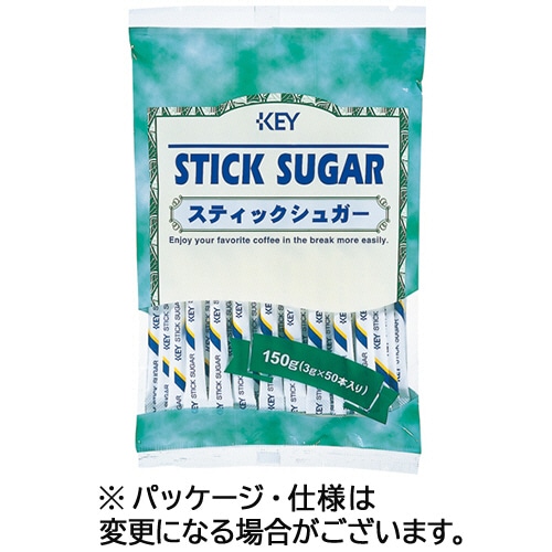 キーコーヒー スティックシュガー 3g 1パック(50本)(ご注文単位1パック)【直送品】