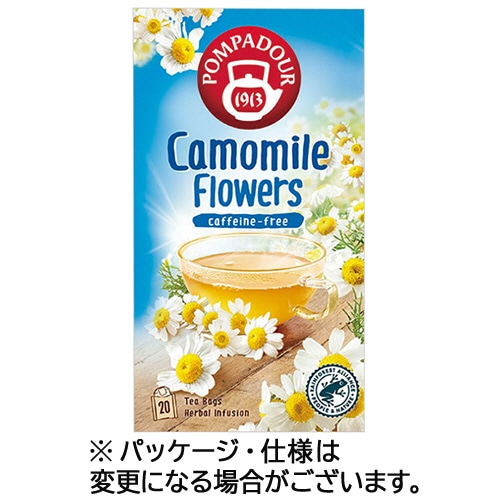ポンパドール　ハーブティー　カモミールフラワー　1箱（20バッグ）（ご注文単位1箱）【直送品】