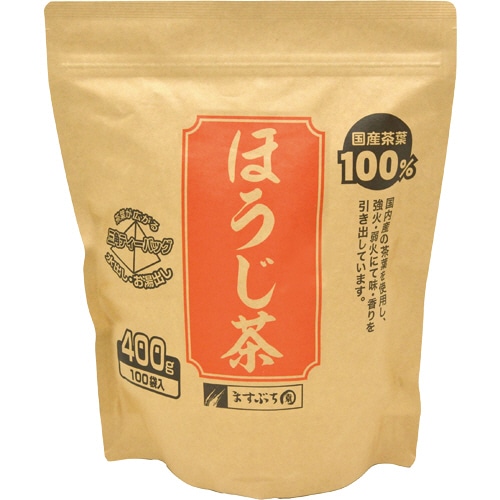 ますぶち園 オキロン 三角ティーバッグ ほうじ茶 1袋(100バッグ)(ご注文単位1袋)【直送品】