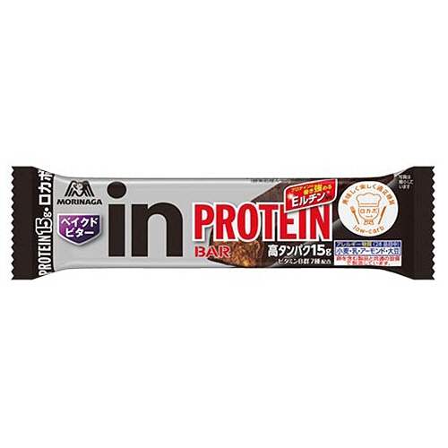 森永製菓　inバープロテイン　ベイクドビター　1本（ご注文単位1本）【直送品】