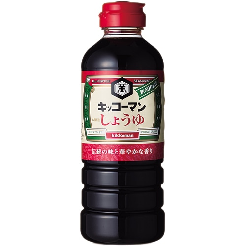 キッコーマン　こいくちしょうゆ　500ml　1本（ご注文単位1本）【直送品】