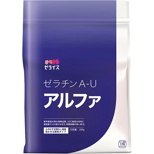 ゼライス　ゼラチンA-U　アルファ　200g　1パック（ご注文単位1パック）【直送品】