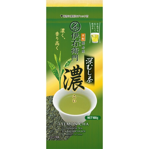 宇治の露製茶　伊右衛門　濃　深むし茶　100g　1袋（ご注文単位1袋）【直送品】